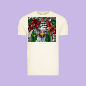 Chicken Vintage Tee Designed By Cowhidedigitalart
