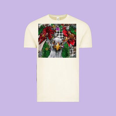 Chicken Vintage Tee Designed By Cowhidedigitalart