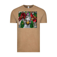 Vintage Coffee Chicken Vintage Tee - CowhideDigitalArt