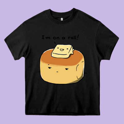 I'm On A Roll! Heavy Core Tee Designed By Artisfamous