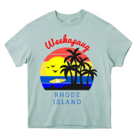 Arona weekapaug, rhode island sunset Heavy Core Tee - artisFamous