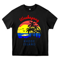 Black weekapaug, rhode island sunset Heavy Core Tee - artisFamous