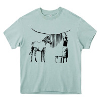Arona Banksy Zebra Heavy Core Tee - artisFamous