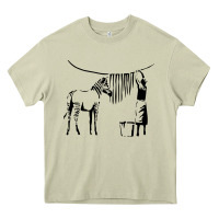 Mossy Banksy Zebra Heavy Core Tee - artisFamous