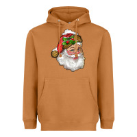 Meerkat santa with snow Heavyweight Hoodie - RanaPortraitStore