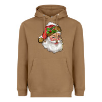 Toasted Coconut santa with snow Heavyweight Hoodie - RanaPortraitStore