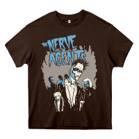 Chocolate Brown the nerve agents Heavy Core Tee - artisFamous