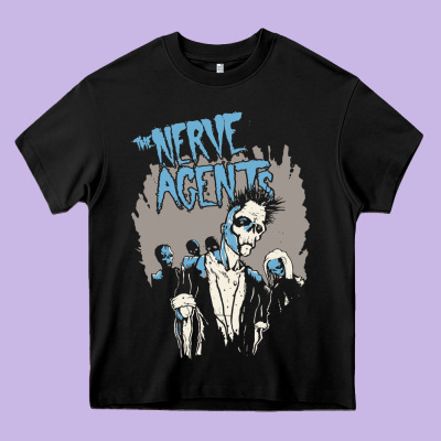 The Nerve Agents Heavy Core Tee Designed By Artisfamous