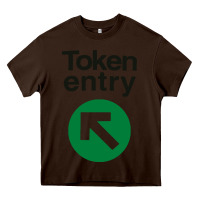 Chocolate Brown token entry Heavy Core Tee - artisFamous