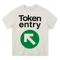 Cream token entry Heavy Core Tee - artisFamous