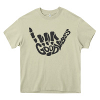 Mossy goodvibes shaka Heavy Core Tee - artisFamous