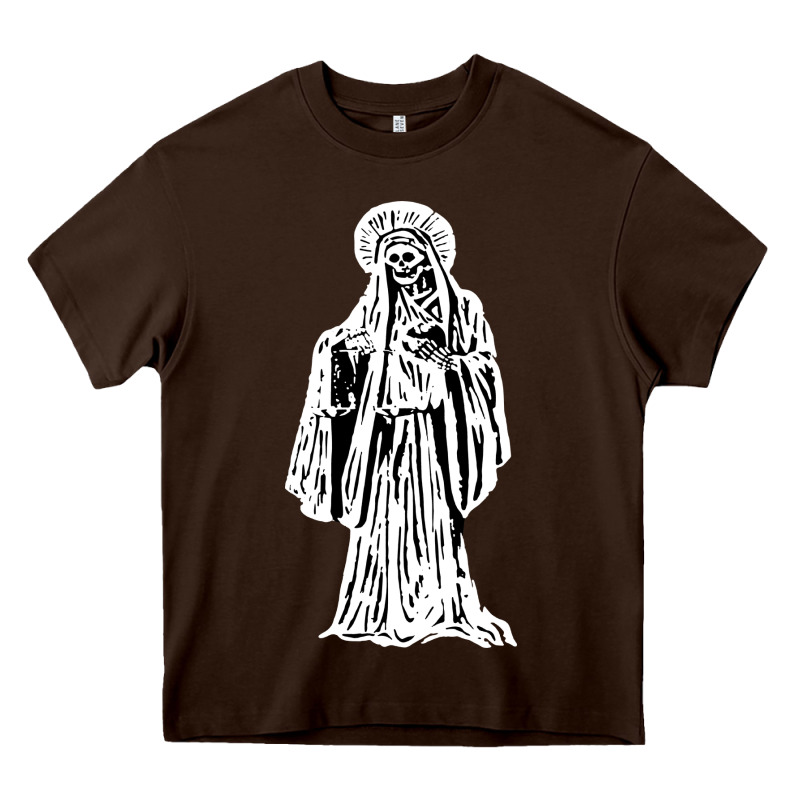 Santa Muerte Blanca Heavy Core Tee by artisFamous | Teevron