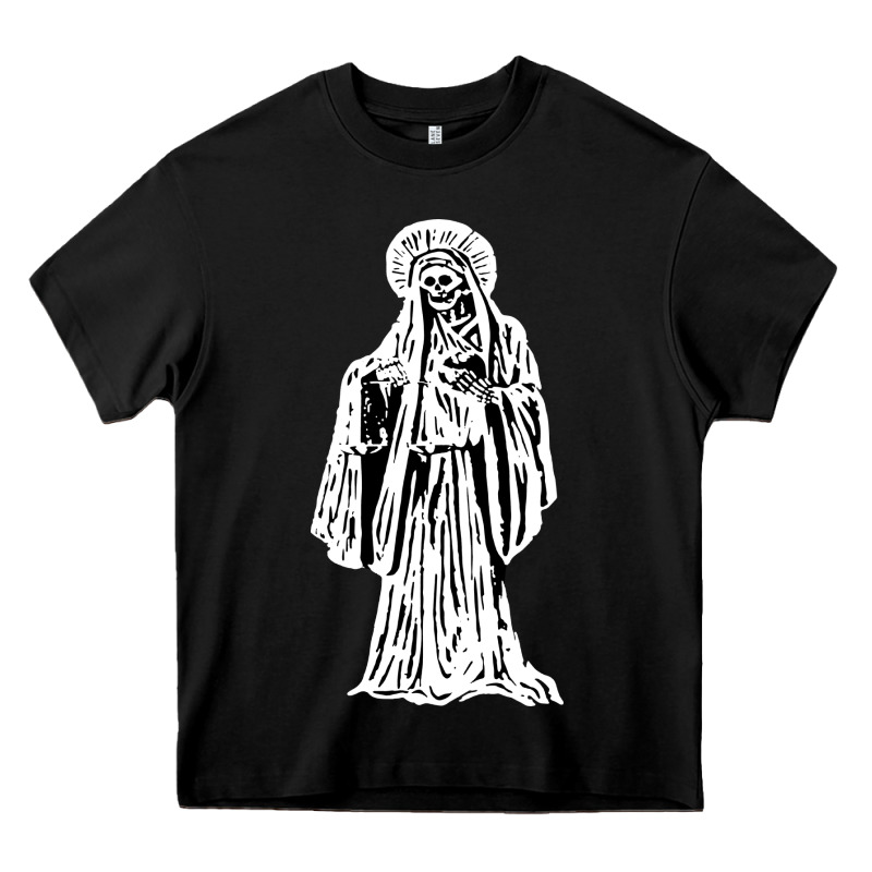Santa Muerte Blanca Heavy Core Tee by artisFamous | Teevron
