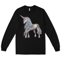 Black Unicorn Long Sleeve Tee - LillyAllenDesigns