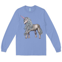 Colony Blue Unicorn Long Sleeve Tee - LillyAllenDesigns