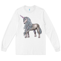 White Unicorn Long Sleeve Tee - LillyAllenDesigns