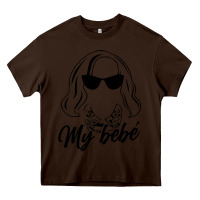 Chocolate Brown my bebe moira rose Heavy Core Tee - artisFamous
