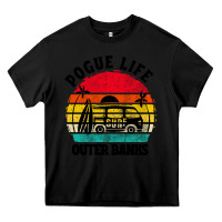 Black car pogue life outer banks Heavy Core Tee - artisFamous
