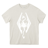 Cream skyrim elder Heavy Core Tee - artisFamous