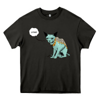 Asphalt lying cat Heavy Core Tee - artisFamous