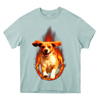 Arona Dog In Fire Heavy Core Tee - artisFamous