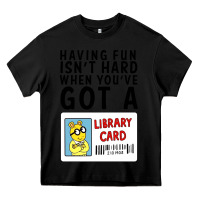 Black arthur library card classic rachelrae09 Heavy Core Tee - artisFamous