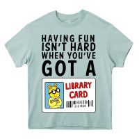 Arona arthur library card classic rachelrae09 Heavy Core Tee - artisFamous