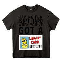 Asphalt arthur library card classic rachelrae09 Heavy Core Tee - artisFamous
