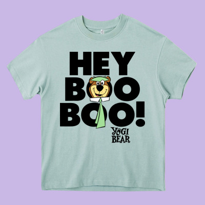 Yogi Bear Heavy Core Tee Designed By Artisfamous