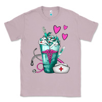 Lilac Nurse Frappe Classic Tee - FaDigitalArtStudio