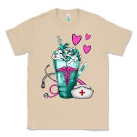 Mushroom Nurse Frappe Classic Tee - FaDigitalArtStudio