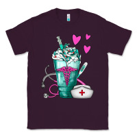 Plum Nurse Frappe Classic Tee - FaDigitalArtStudio