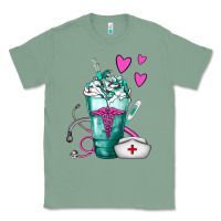 Sage Nurse Frappe Classic Tee - FaDigitalArtStudio