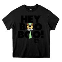 Black yogi bear Heavy Core Tee - artisFamous