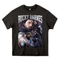 Asphalt bucky barnes a hero Heavy Core Tee - artisFamous