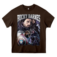 Chocolate Brown bucky barnes a hero Heavy Core Tee - artisFamous