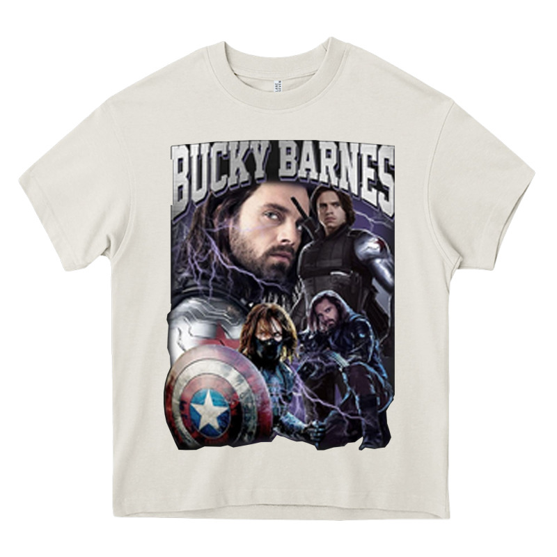 Bucky Barnes A Hero Heavy Core Tee by artisFamous | Teevron