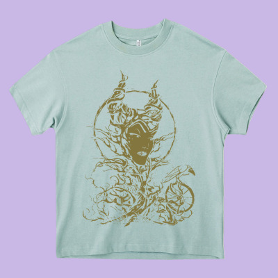 Sleeping Beauty Maleficent Crow Branchesy Heavy Core Tee Designed By Artisfamous