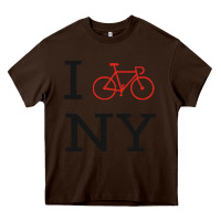 Chocolate Brown i bike ny funny bike Heavy Core Tee - artisFamous