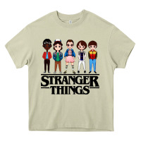 Mossy stranger kids Heavy Core Tee - artisFamous