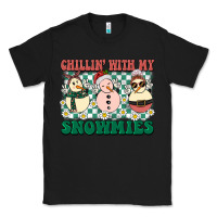 Black Chillin with my Snowmies Classic Tee - BarkalooDesign