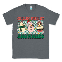 Charcoal Heather Chillin with my Snowmies Classic Tee - BarkalooDesign