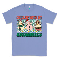 Colony Blue Chillin with my Snowmies Classic Tee - BarkalooDesign