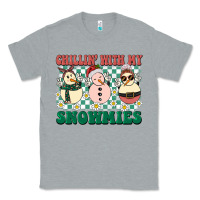 Heather Grey Chillin with my Snowmies Classic Tee - BarkalooDesign