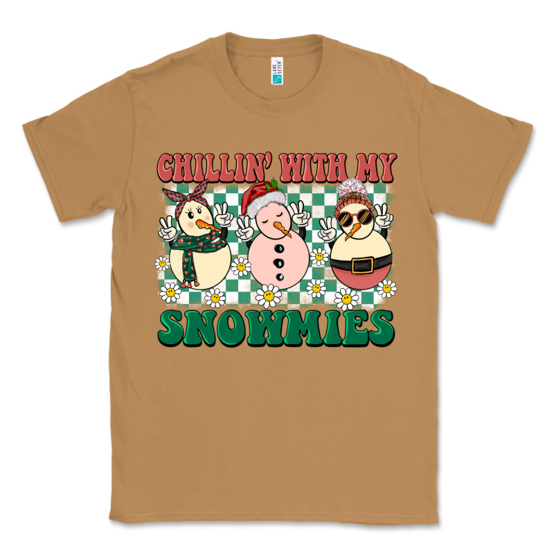 Chillin With My Snowmies Classic Tee by BarkalooDesign | Teevron