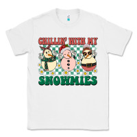 White Chillin with my Snowmies Classic Tee - BarkalooDesign
