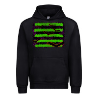 Black halloween with bat backround Urban Hoodie - RanaPortraitStore