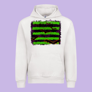 Halloween With Bat Backround Urban Hoodie Designed By Ranaportraitstore