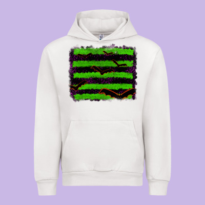 Halloween With Bat Backround Urban Hoodie Designed By Ranaportraitstore