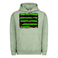 Pigment Oil Green halloween with bat backround Urban Hoodie - RanaPortraitStore